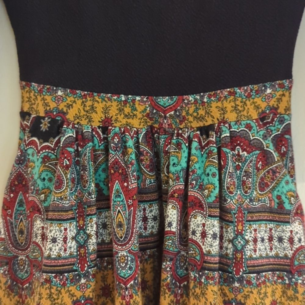 Maeve Fit Flare Paisley Anthropologie Dress - Size 2 - Picture 4 of 10